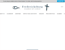 Tablet Screenshot of fredericksburgcoc.com